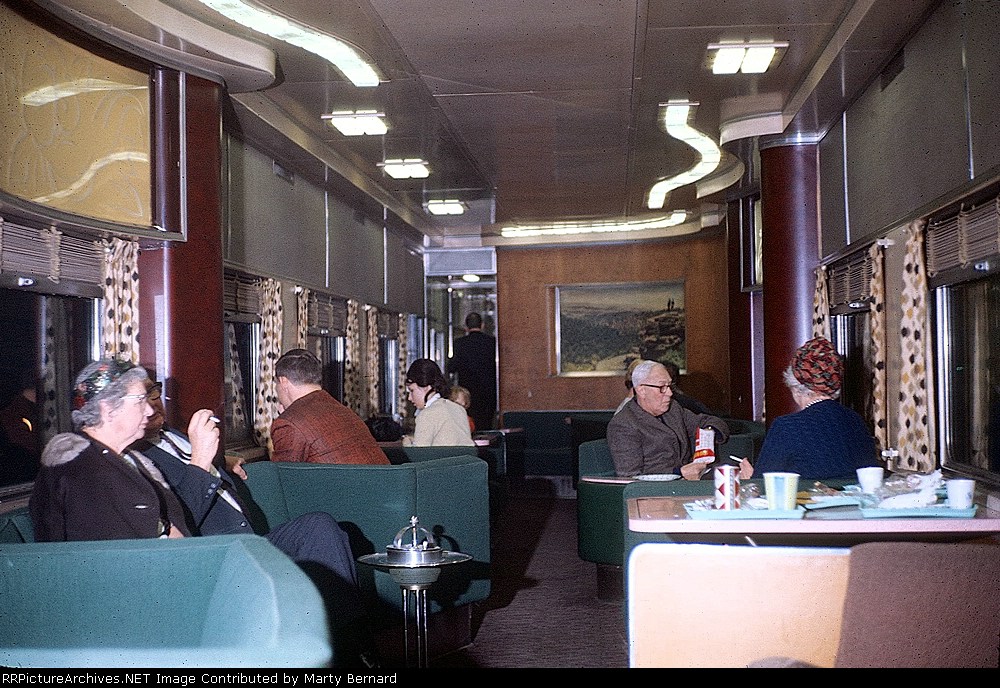 C&amp;O Parlor Car on Train #8 in 1967